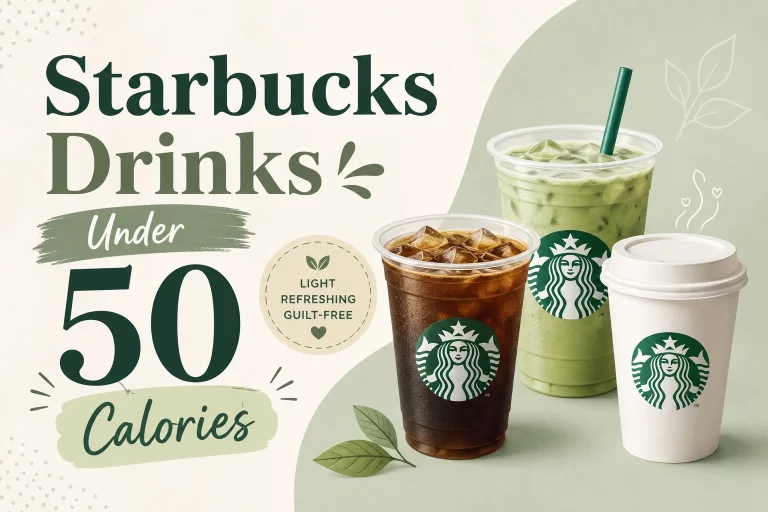Starbucks Drinks Under 50 Calories (Complete List)